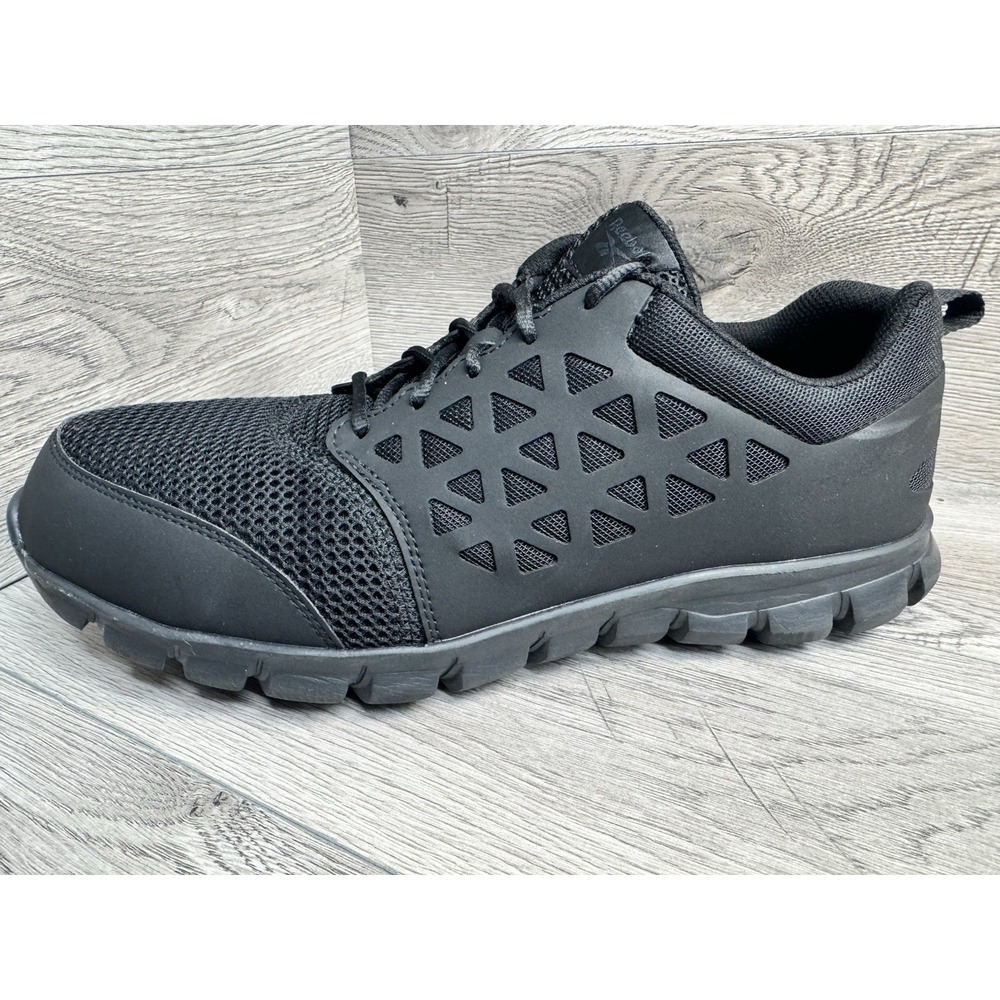 Reebok Sublite Cushion Work Safety Sneakers Composite Toe Memory Foam Mens 13 - Picture 5 of 9